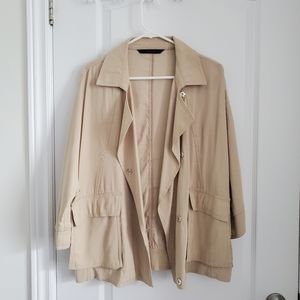EUC Zara Flowy Trench Coat